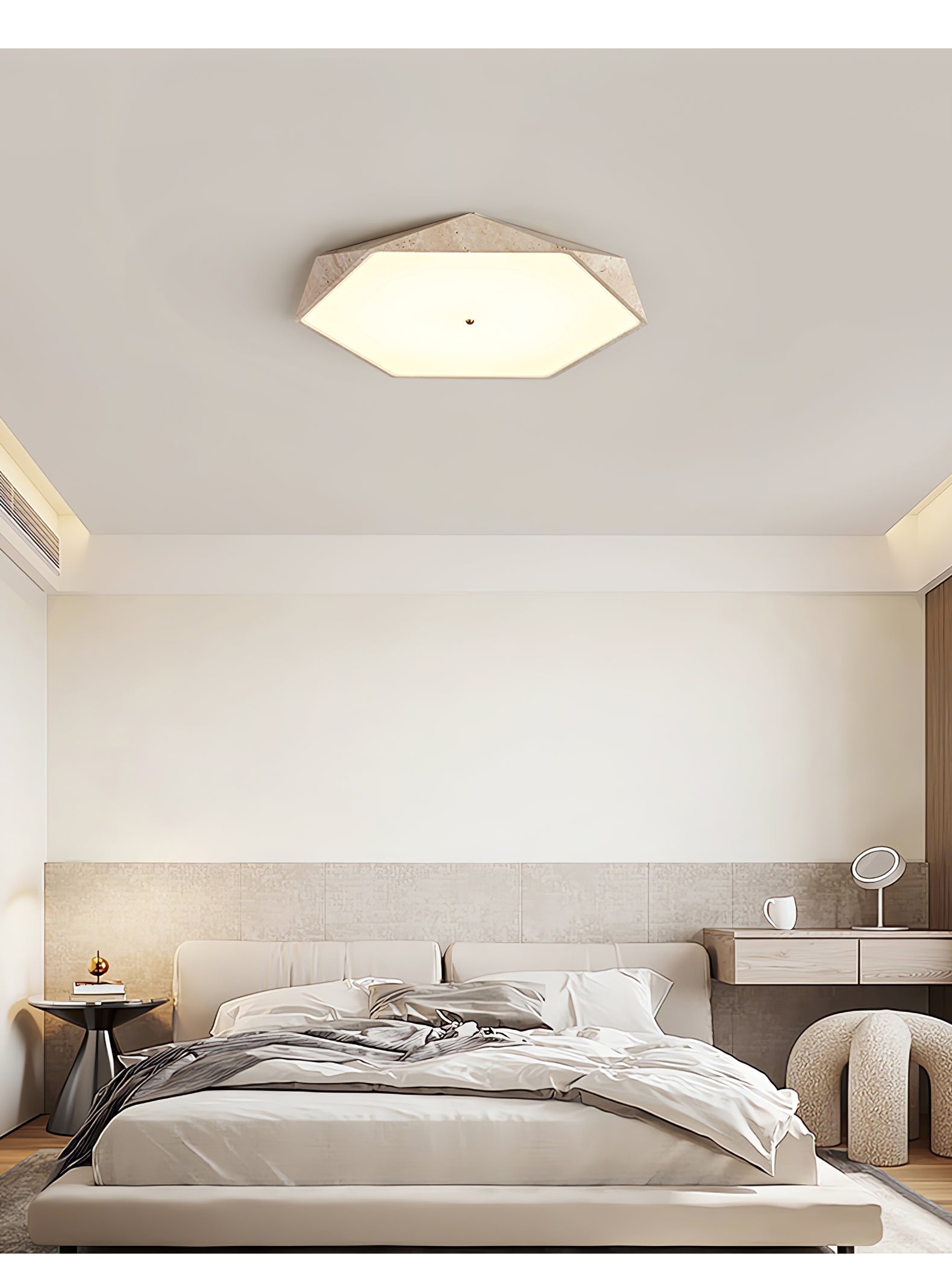 Lunarc Stone Ceiling Lamp