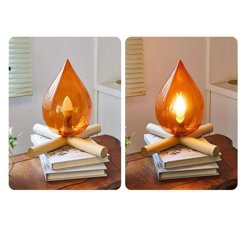 Fire Pile Solid Table Lamp
