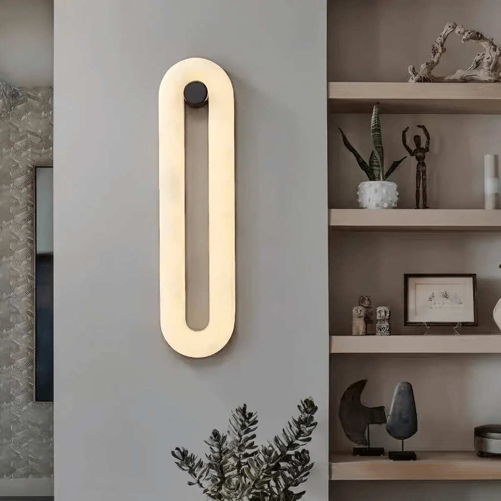 Alabaster Loop Wall Light