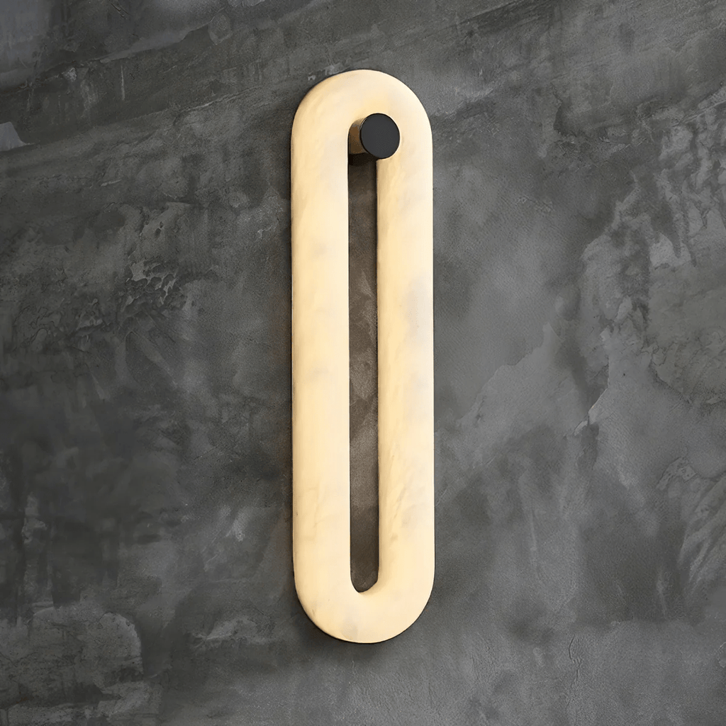 Alabaster Loop Wall Light