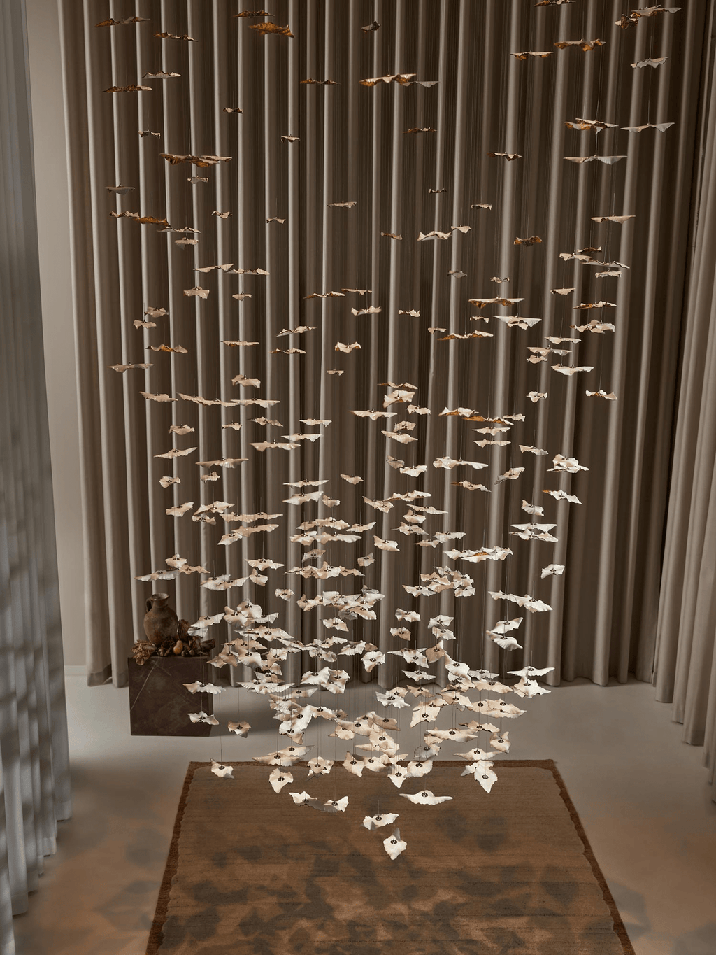 Leaf Twisted Sculptural Customize Chandelier