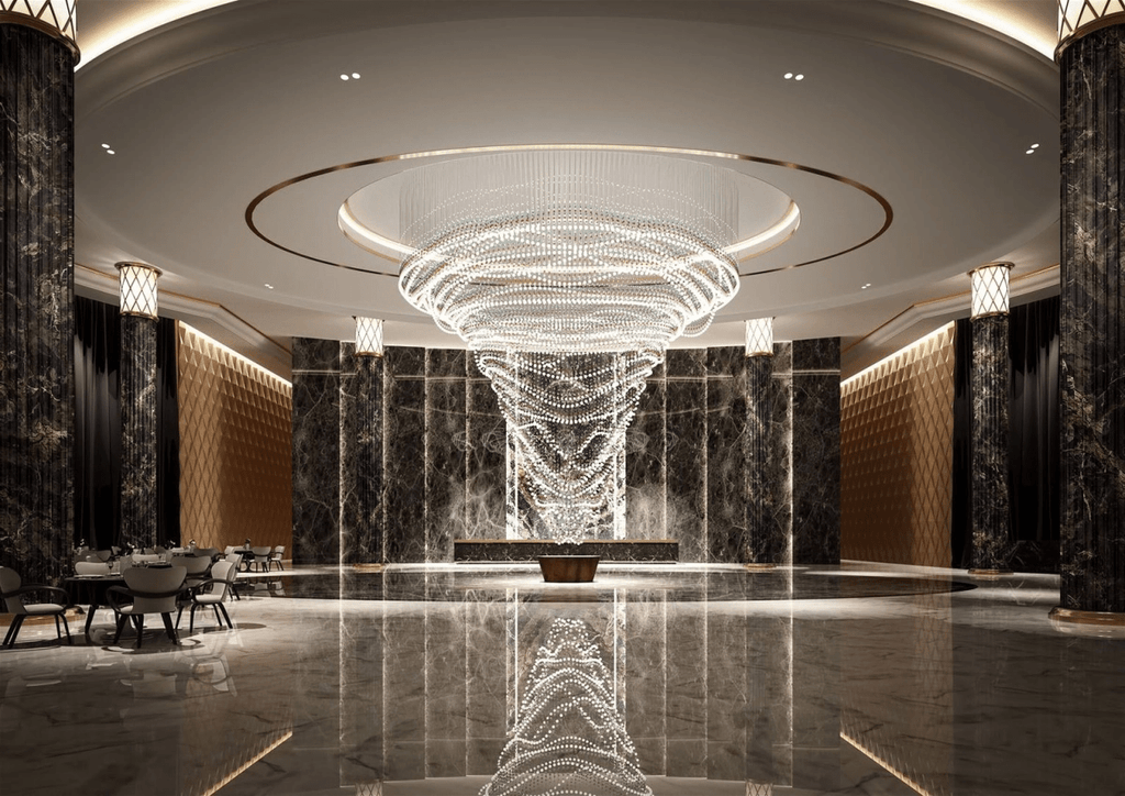 Pearl Curtain Customize Chandelier