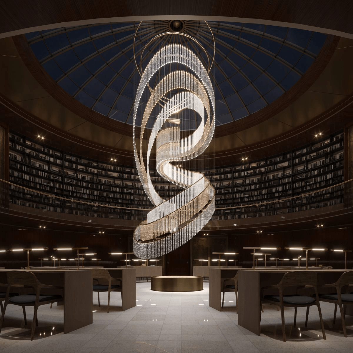 Crystal Spin Customize Chandelier