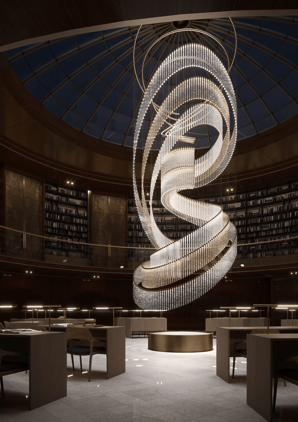 Crystal Spin Customize Chandelier