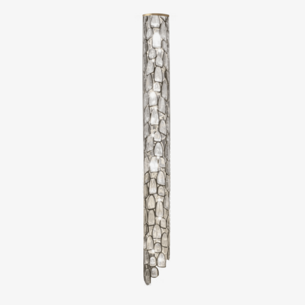 Crystal Mosaic Column Pendant Lamp