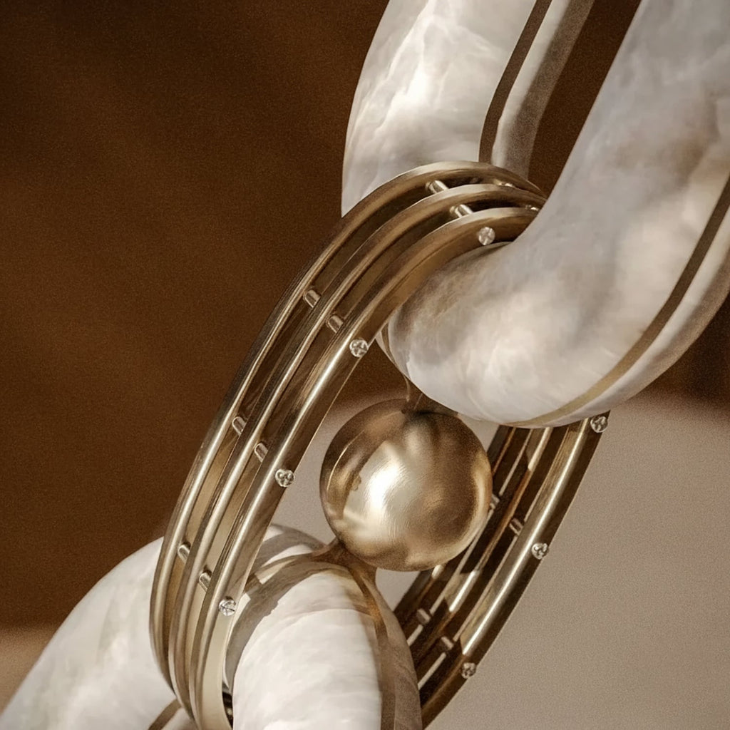 Chain Link Chandelier