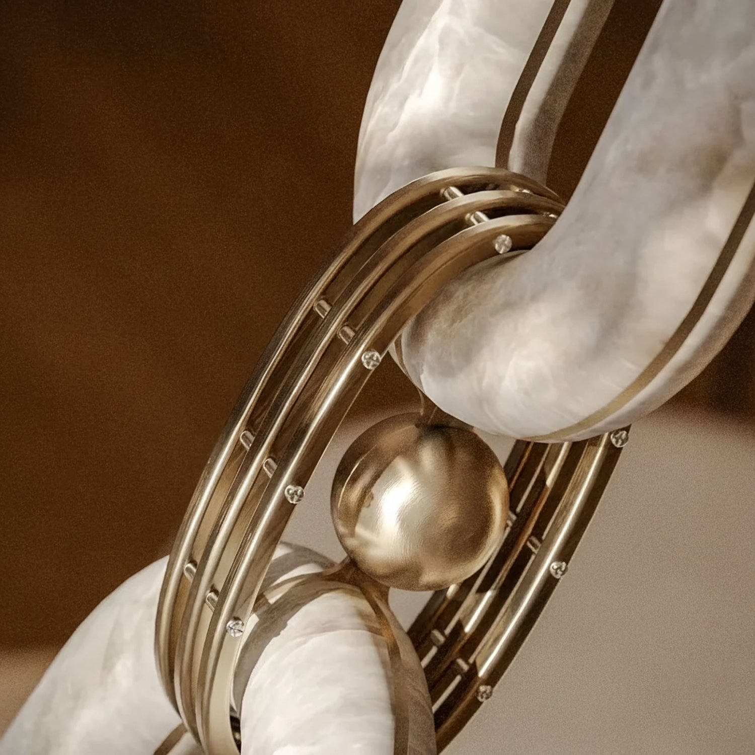 Chain Link Chandelier