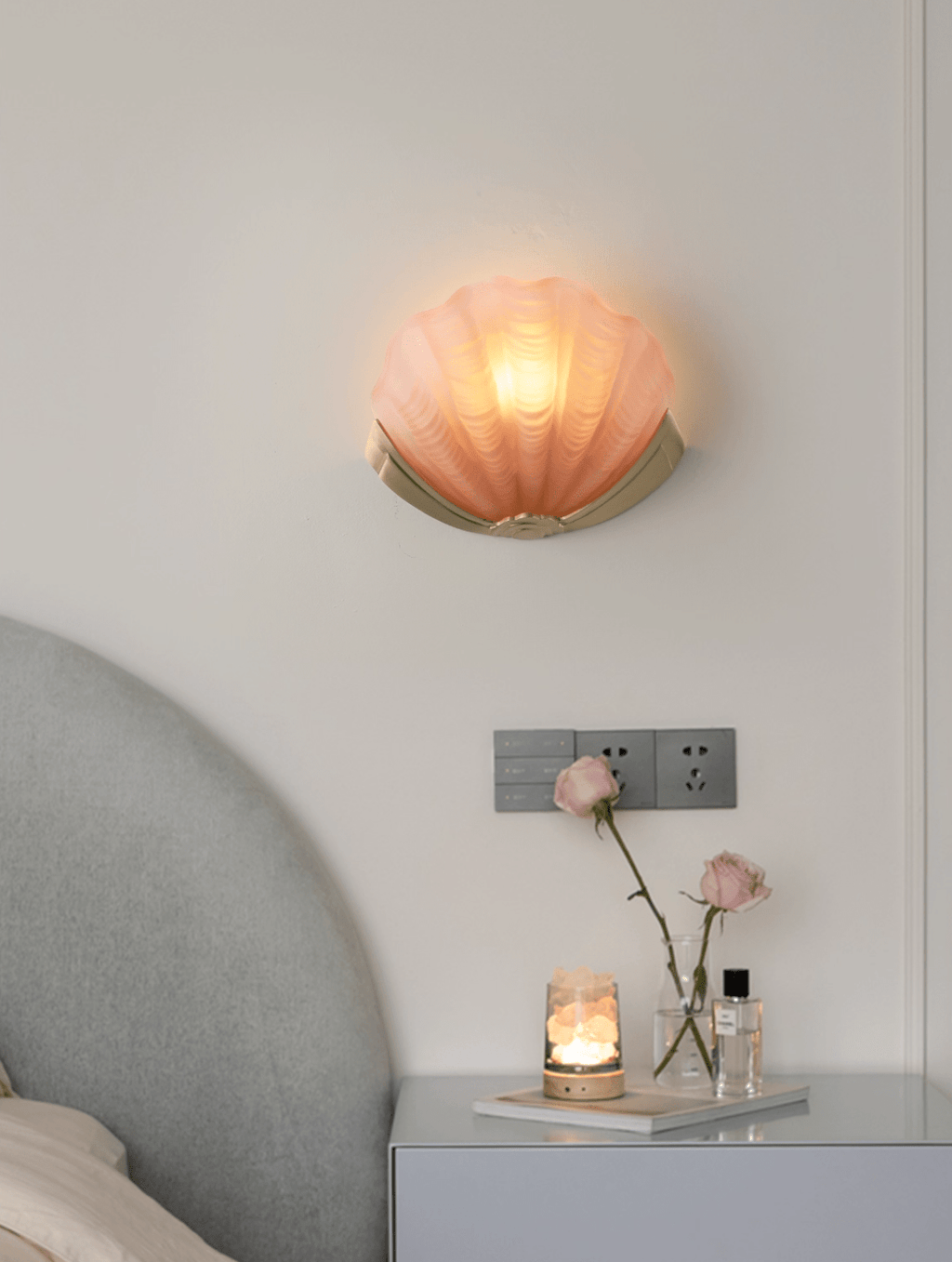 Art Deco Scallop Wall Light