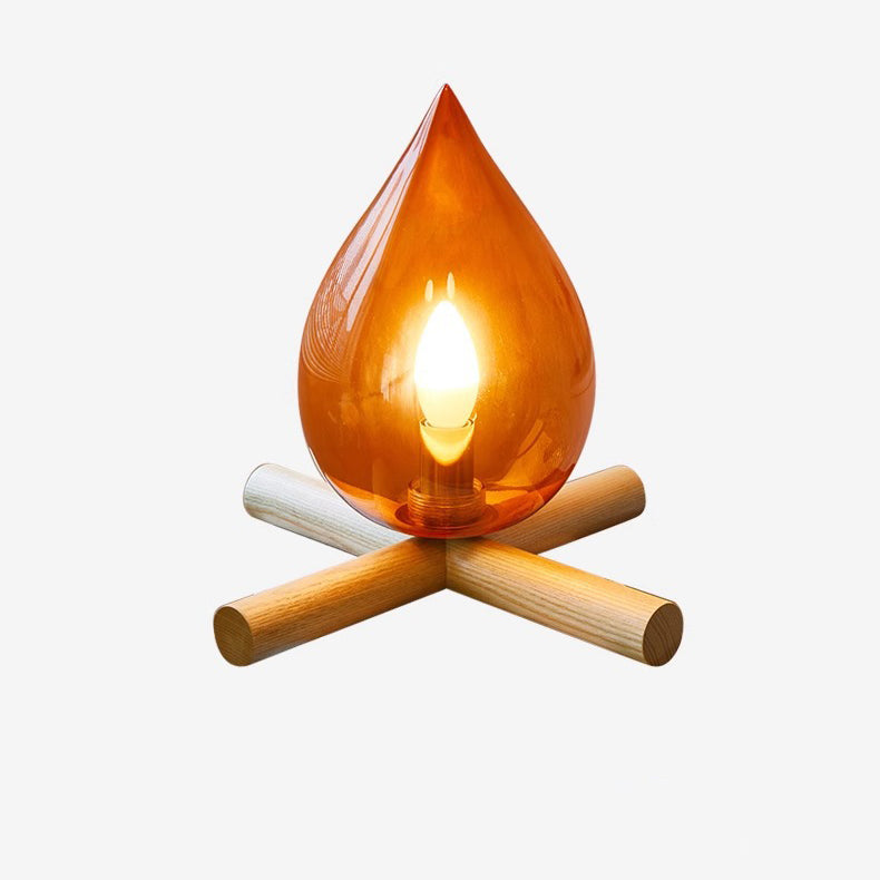 Fire Pile Solid Table Lamp