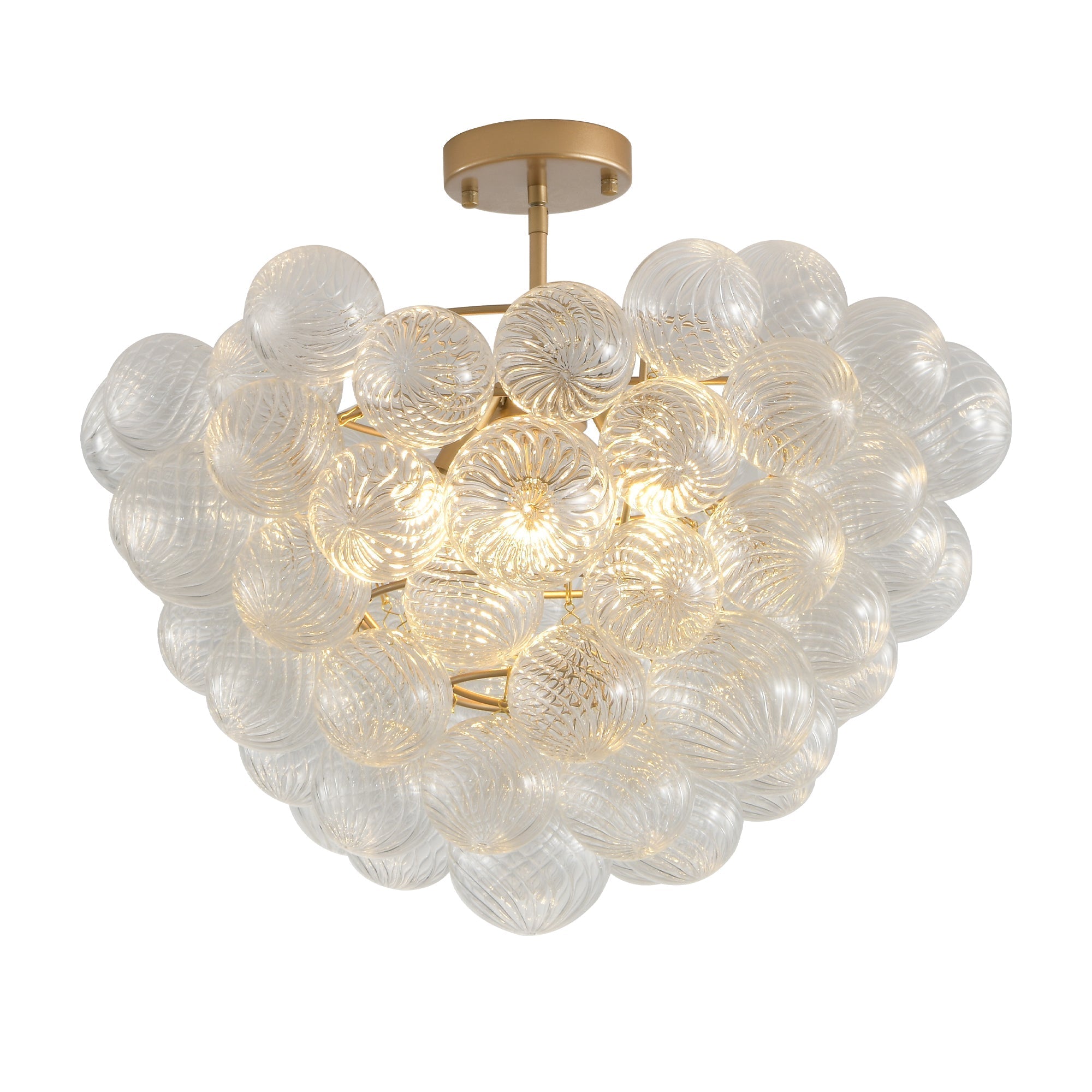 Golden Globe Chandelier B