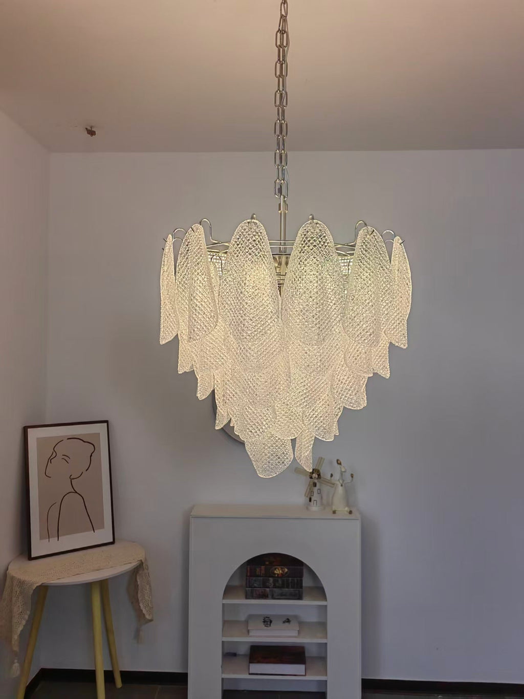 Murano Glass Teardrop Chandelier