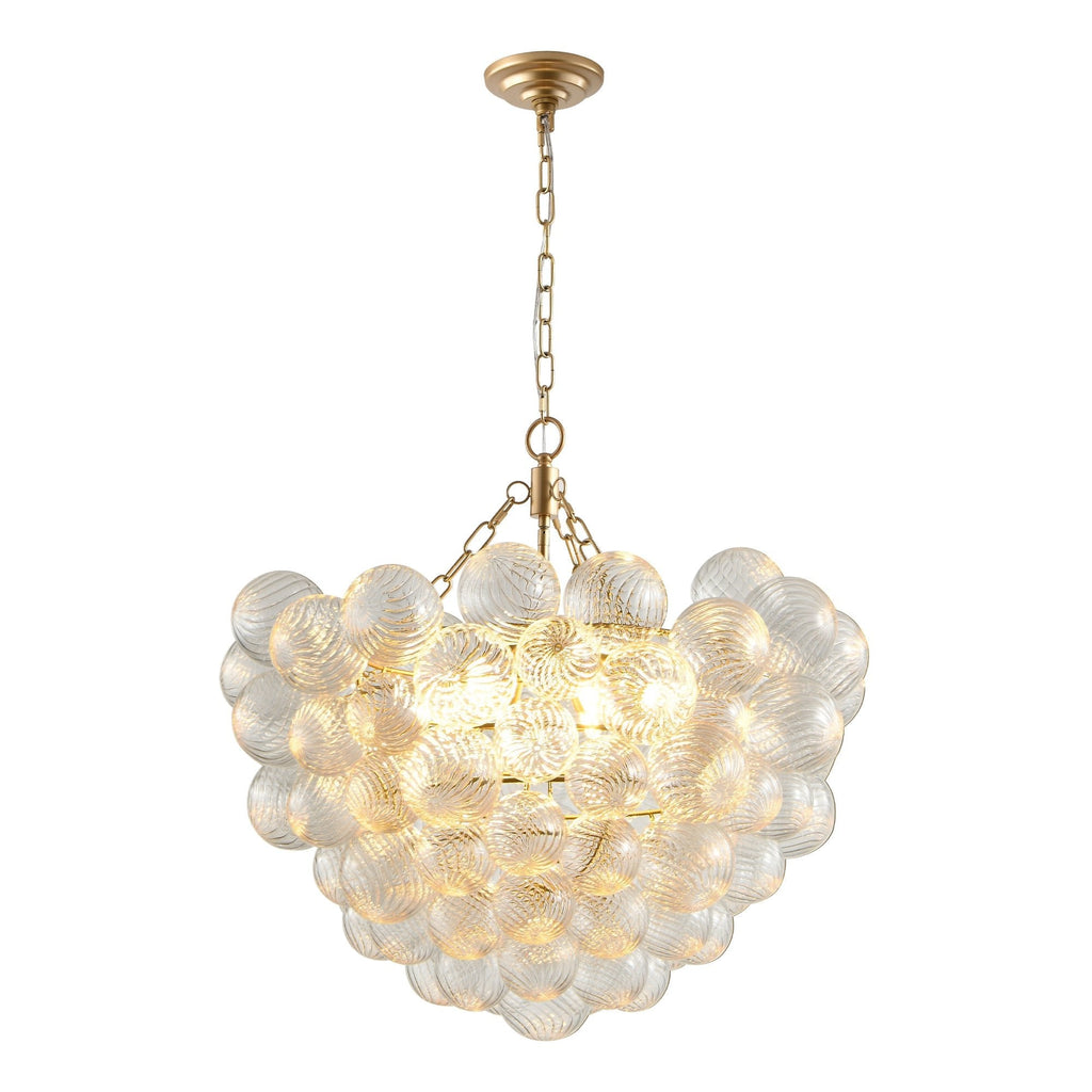 Golden Globe Chandelier