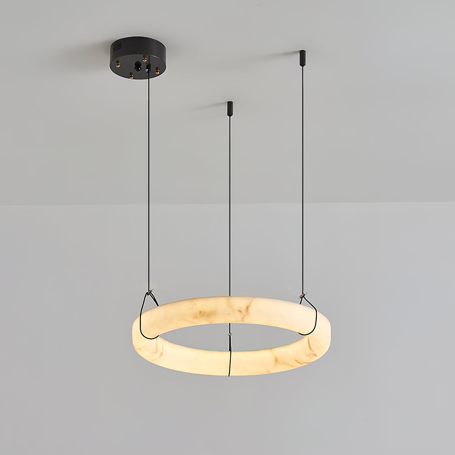 Alabaster Ring Pendant Lamp