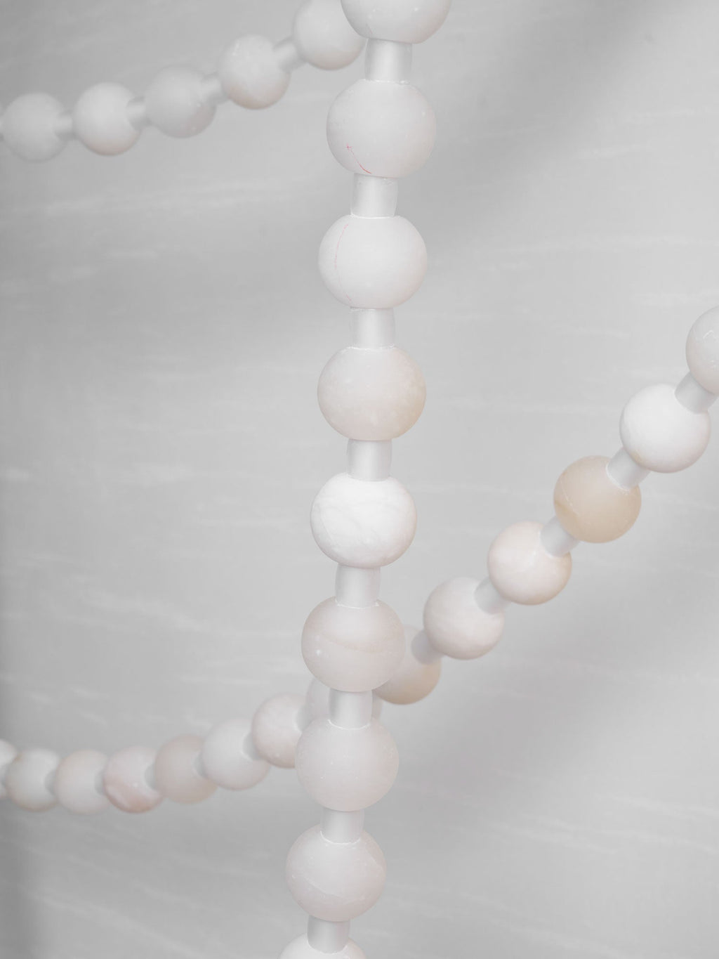 Alabaster Pearl Necklace Chandelier