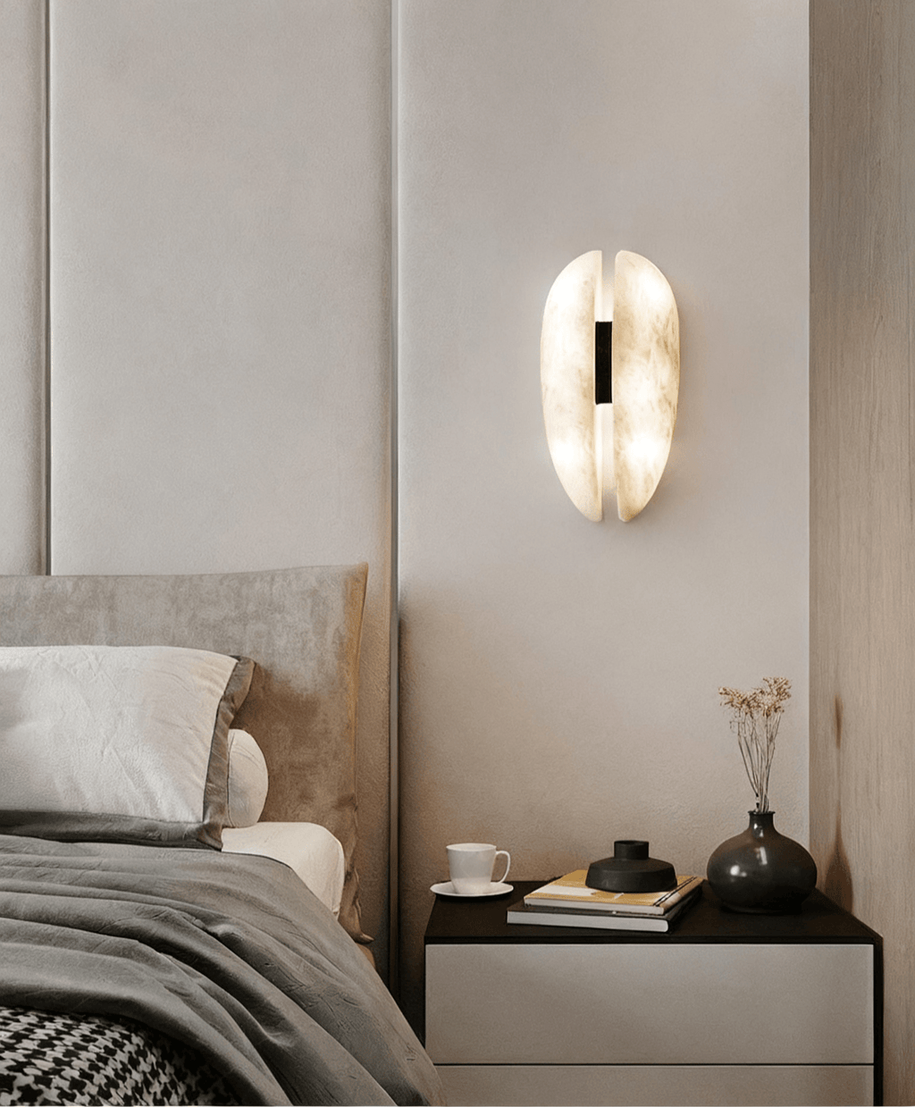 Alabaster Veil Wall Sconce