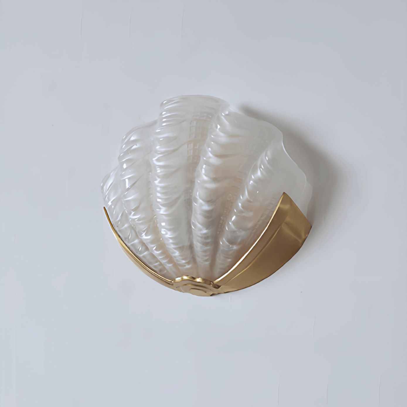 Art Deco Scallop Wall Light