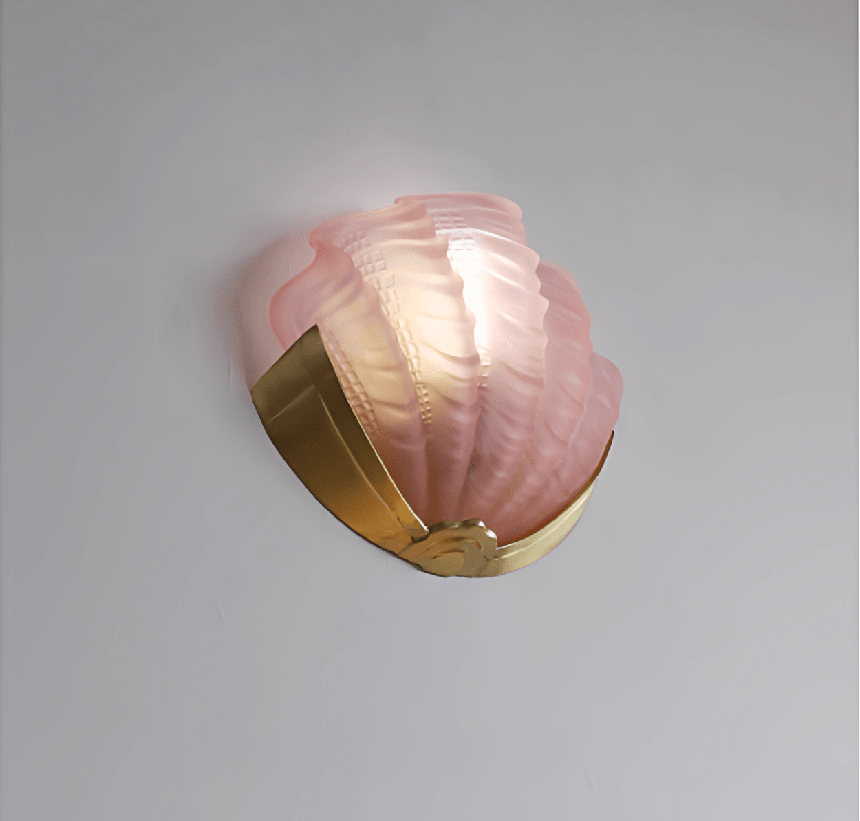 Art Deco Scallop Wall Light