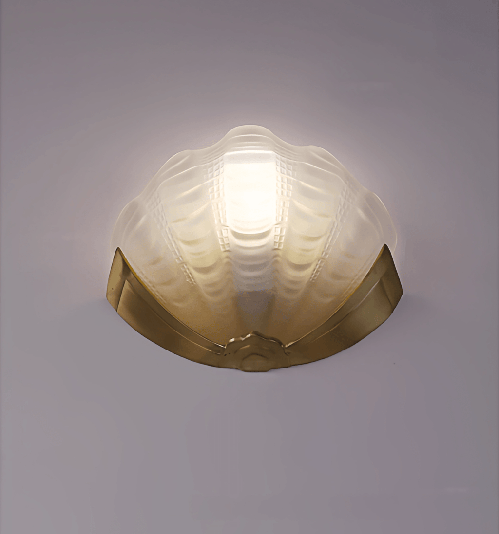 Art Deco Scallop Wall Light