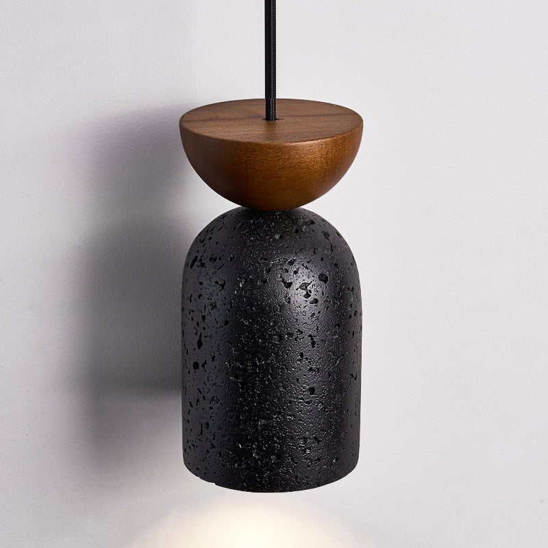 Basalt Walnut Drop Pendant Light