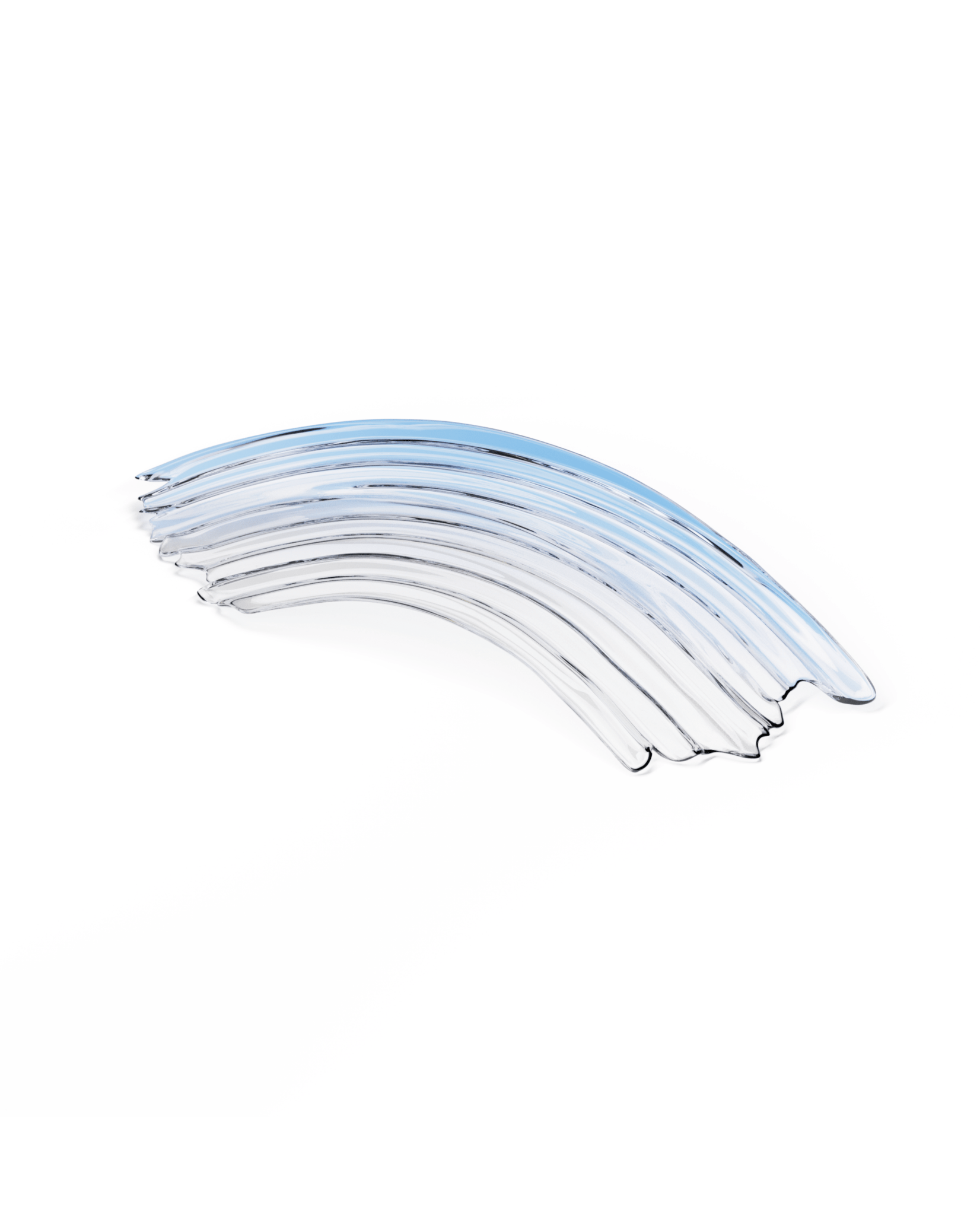 Brush Art Glass Chandelier