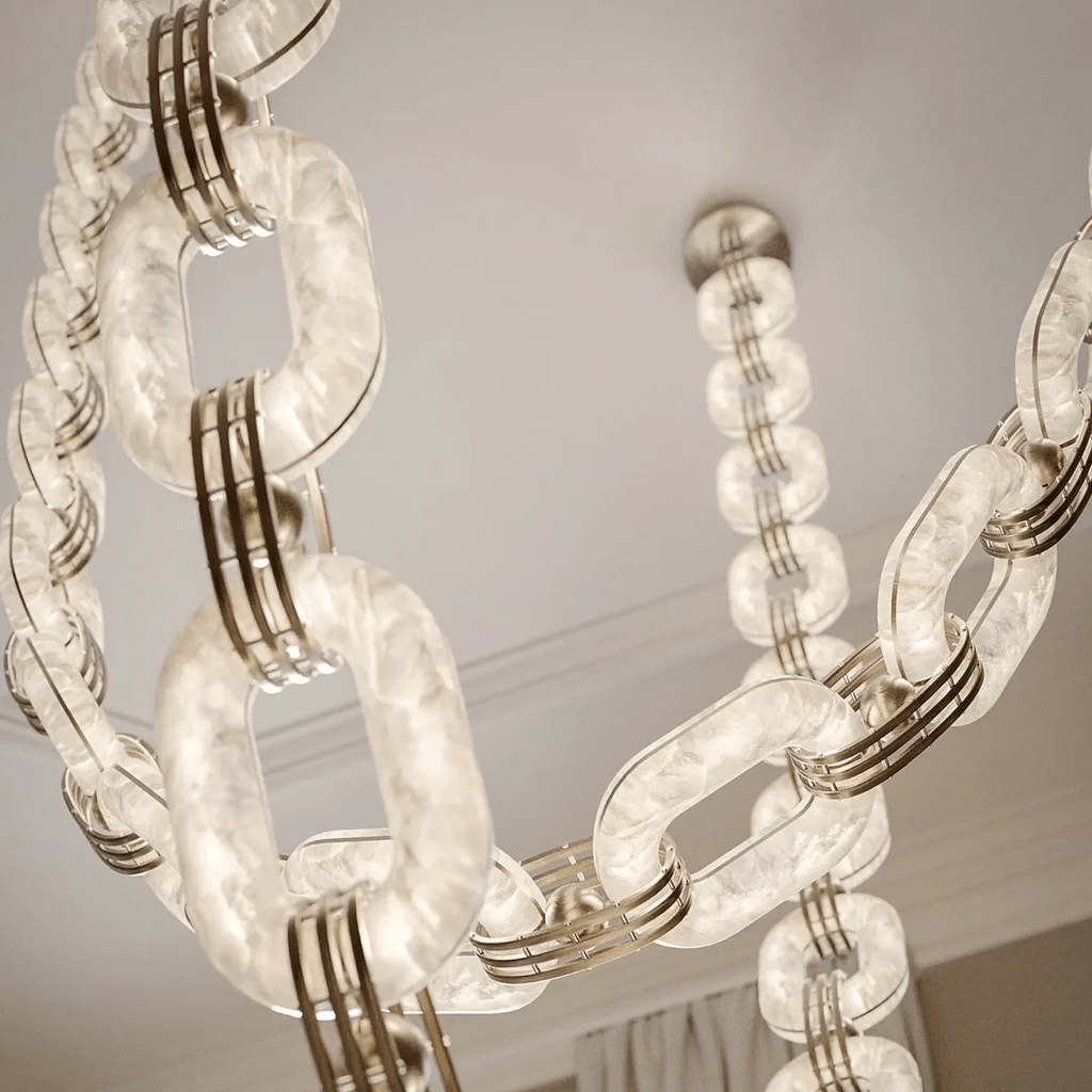 Chain Link Chandelier