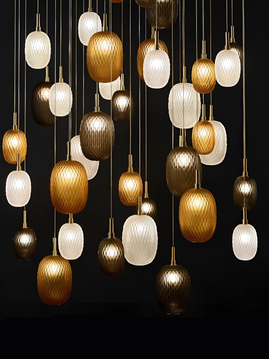 Chromatic Gem Drop Chandelier