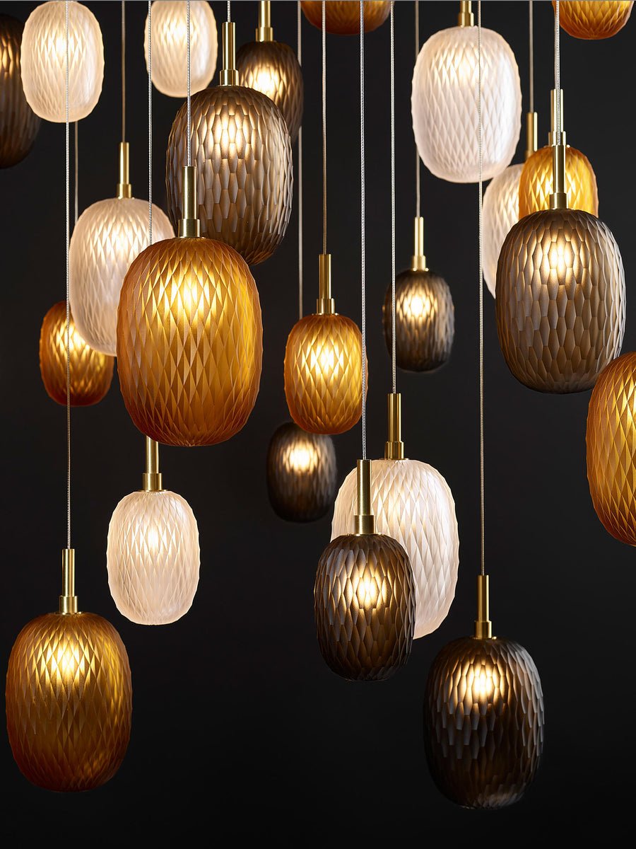 Chromatic Gem Drop Chandelier