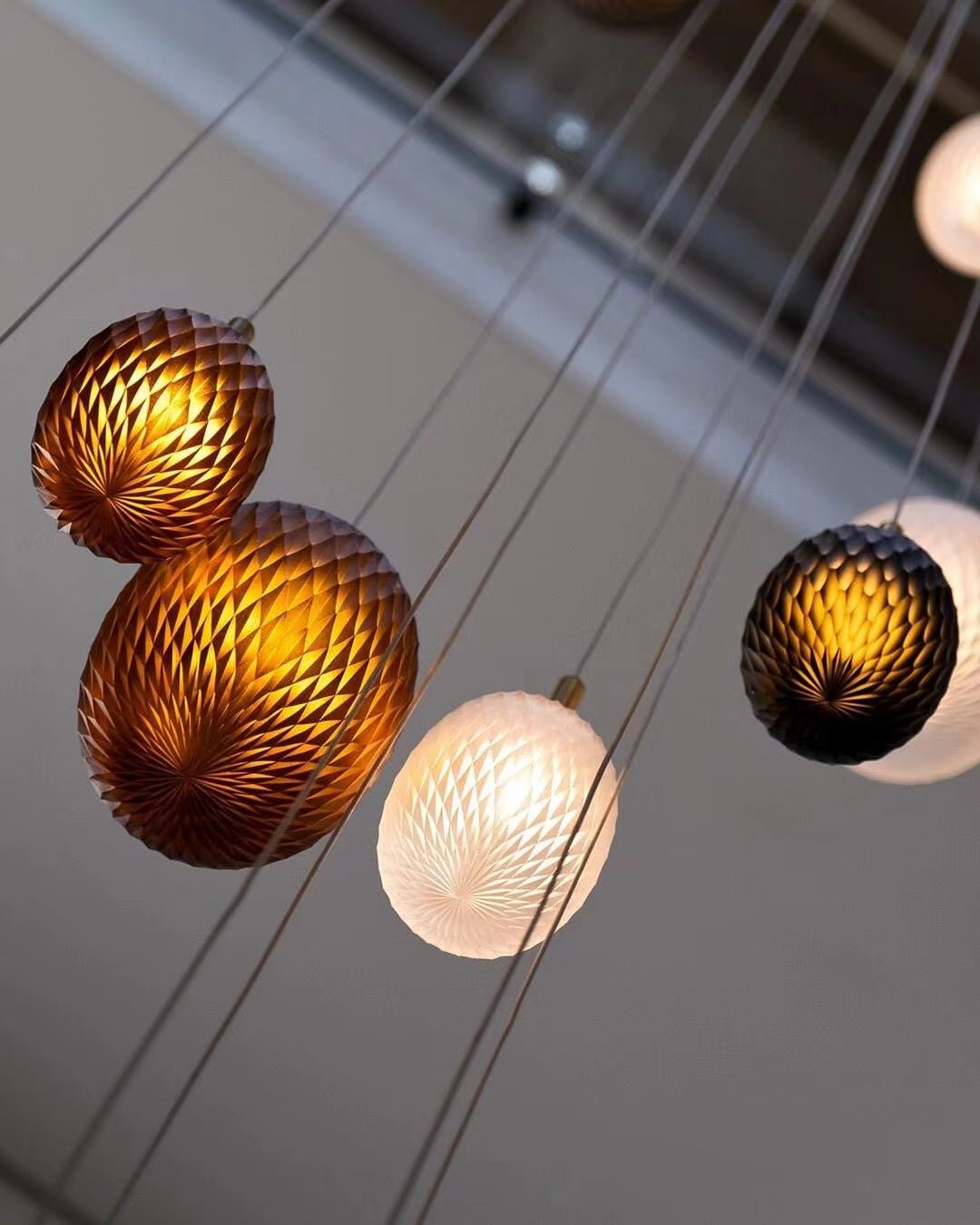 Chromatic Gem Drop Chandelier