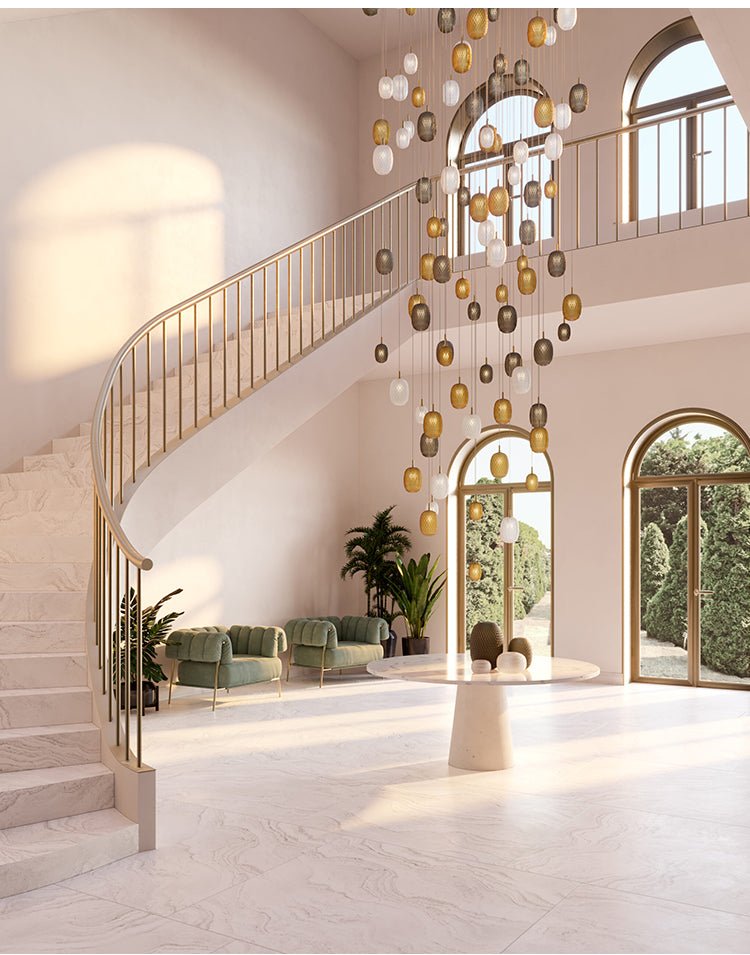 Chromatic Gem Drop Chandelier