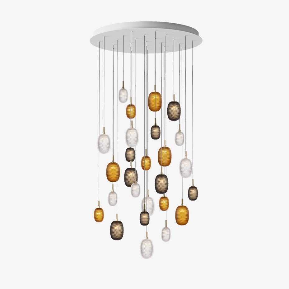 Chromatic Gem Drop Chandelier