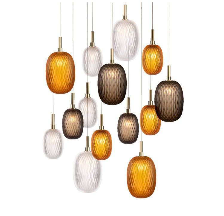 Chromatic Gem Drop Chandelier