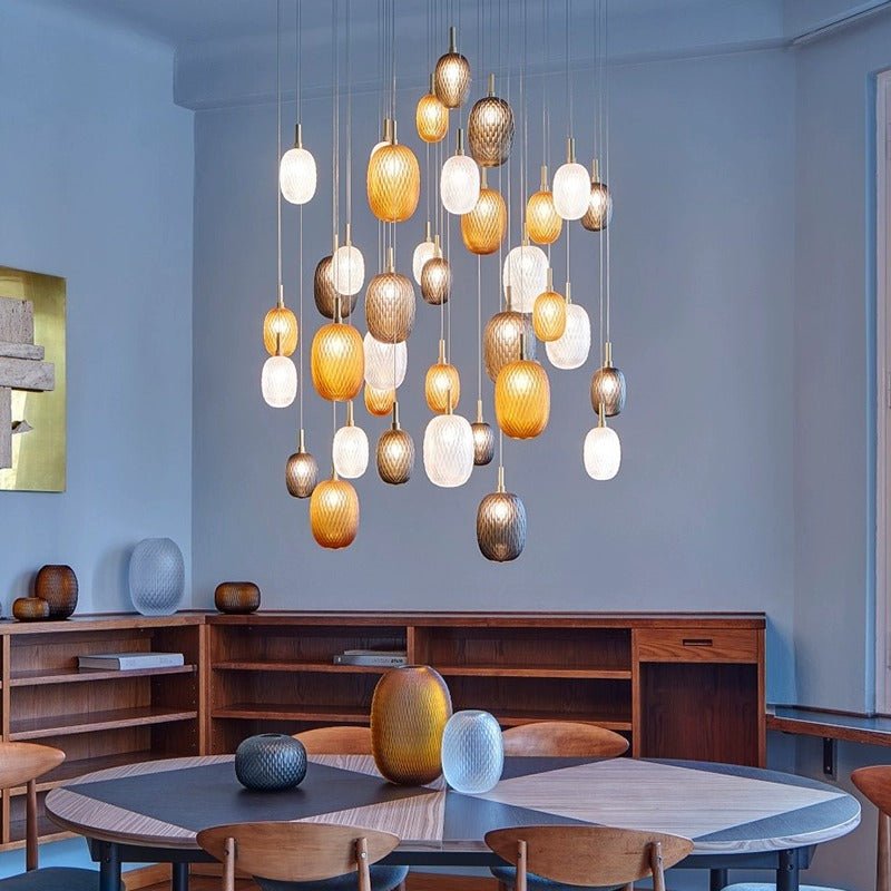 Chromatic Gem Drop Chandelier