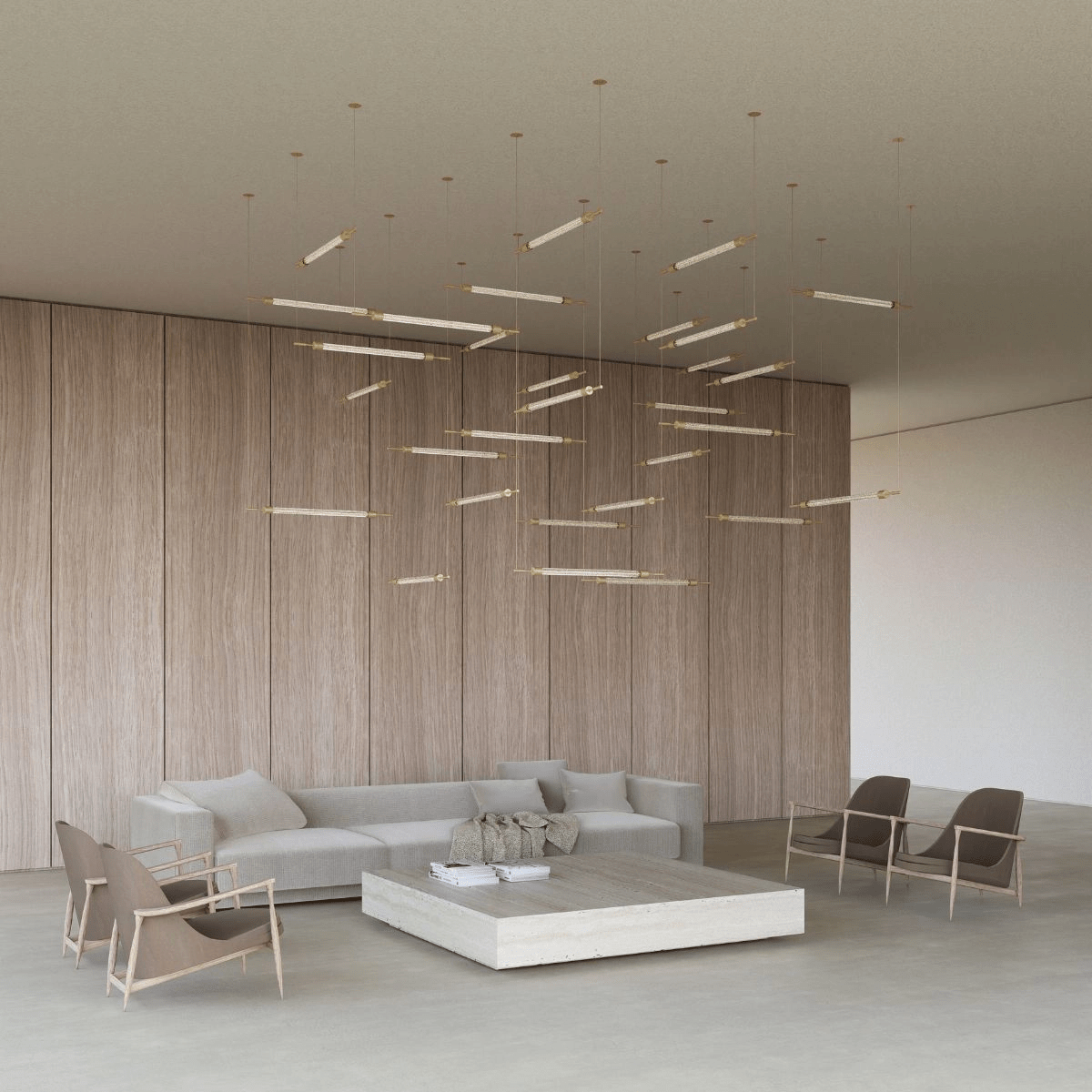 Crystal Grid Customize Chandelier