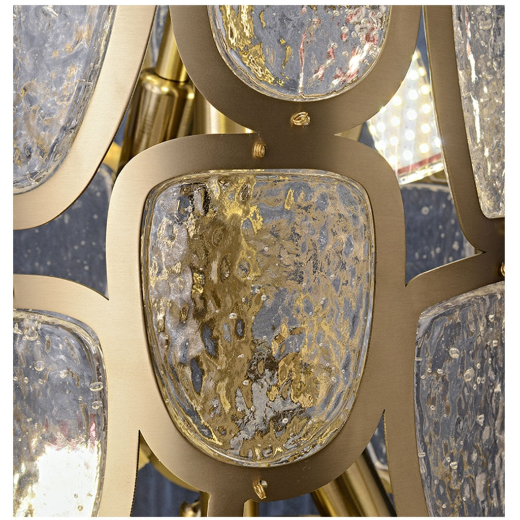 Crystal Mosaic Column Pendant Lamp