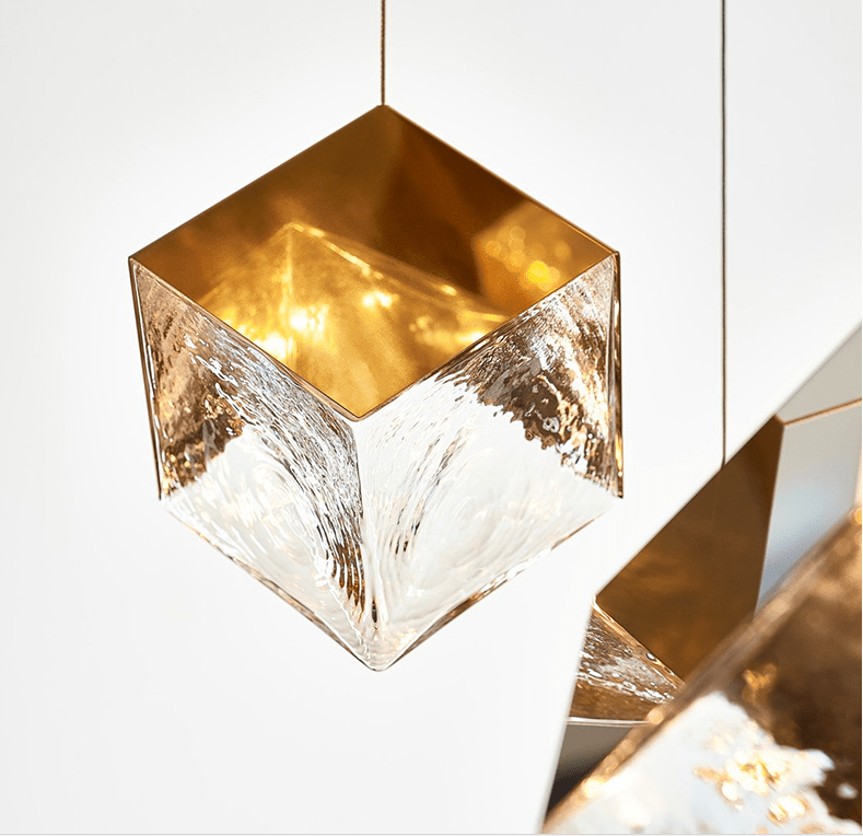 Cubic Luster Cascade Chandelier
