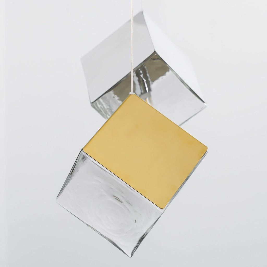 Cubic Luster Cascade Chandelier