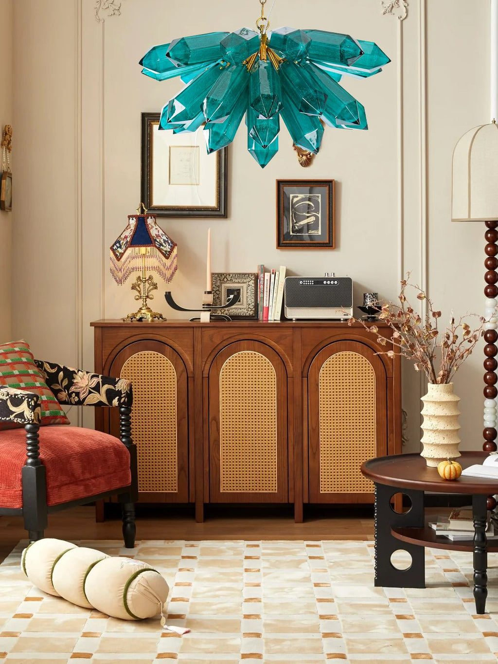 Emerald Crystal Chandelier