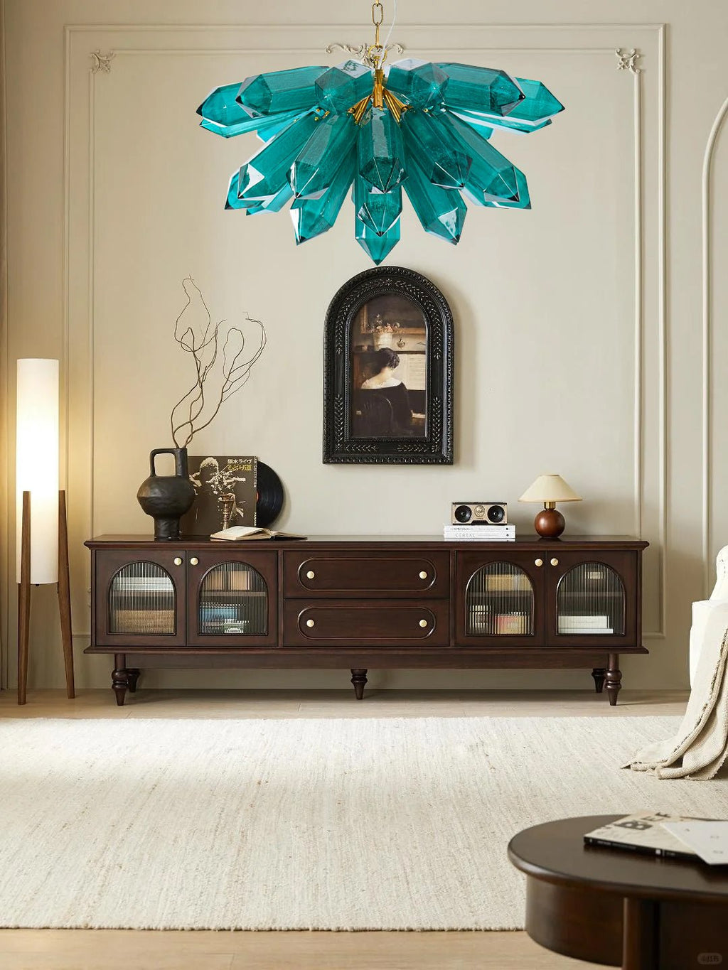 Emerald Crystal Chandelier