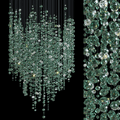 Emerald Rainfall Crystal Customize Chandelier