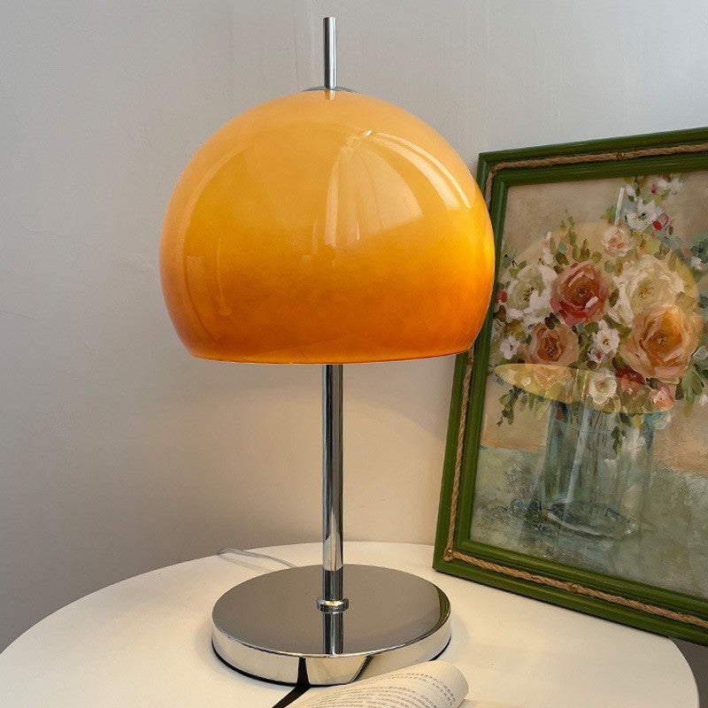 Glass Mushroom Table Lamp