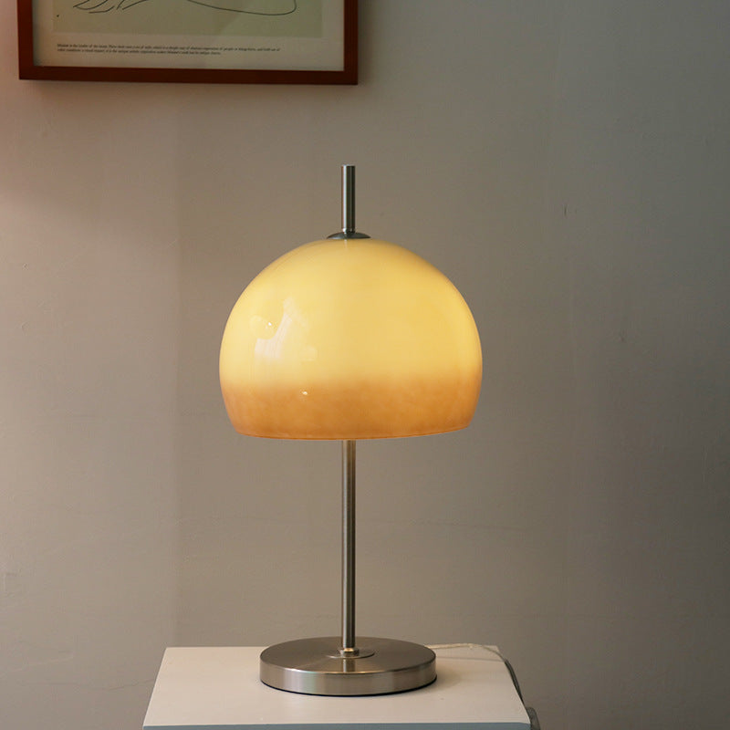 Glass Mushroom Table Lamp