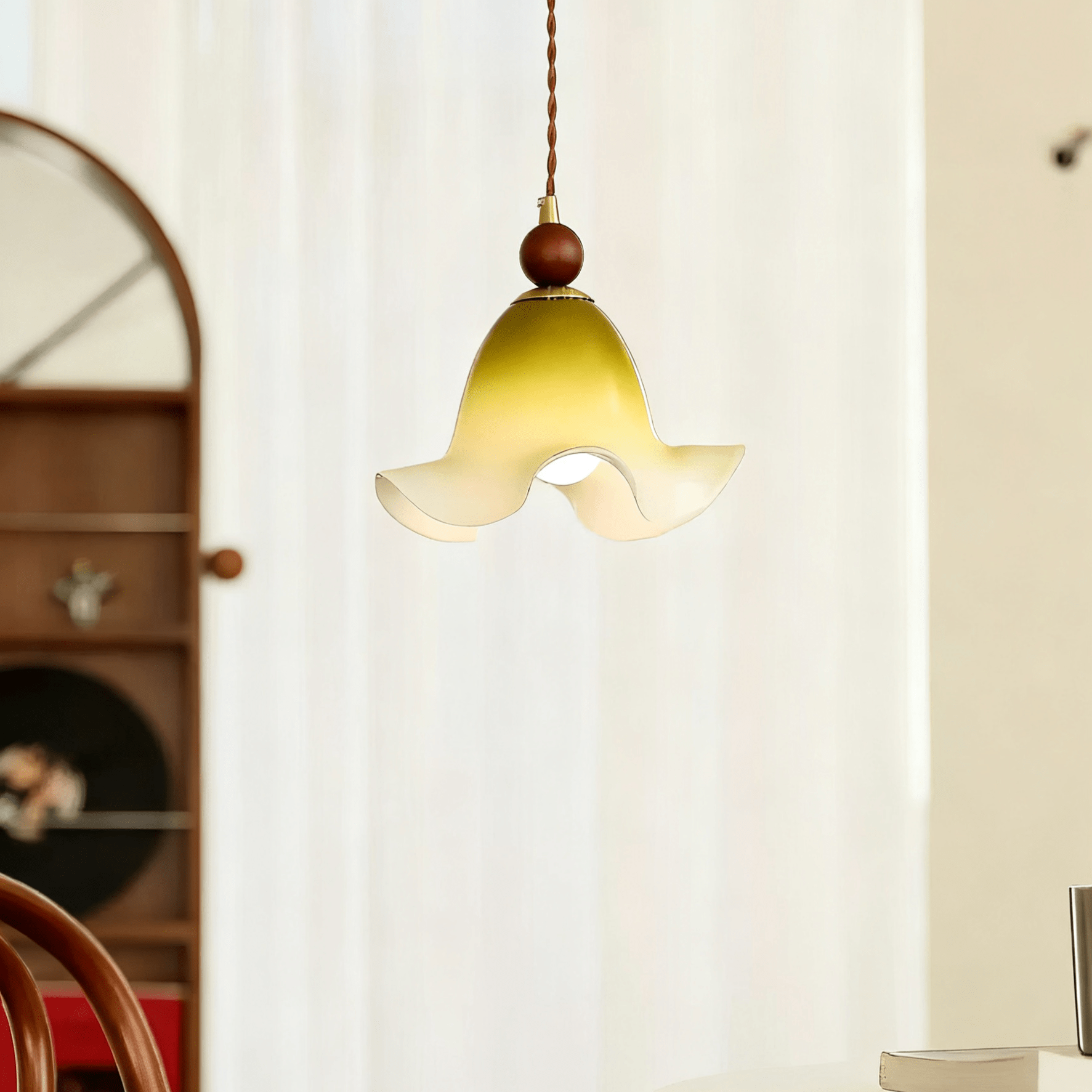 Gradient Petal Pendant Lamp