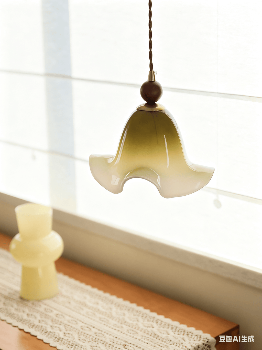 Gradient Petal Pendant Lamp