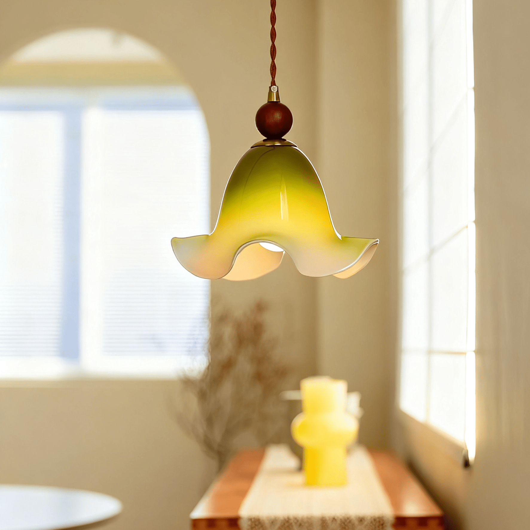 Gradient Petal Pendant Lamp