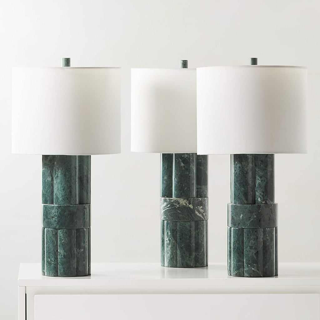 Green Marble Table Lamp