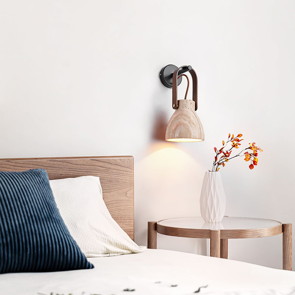 Lanta Arc Stone Sconce