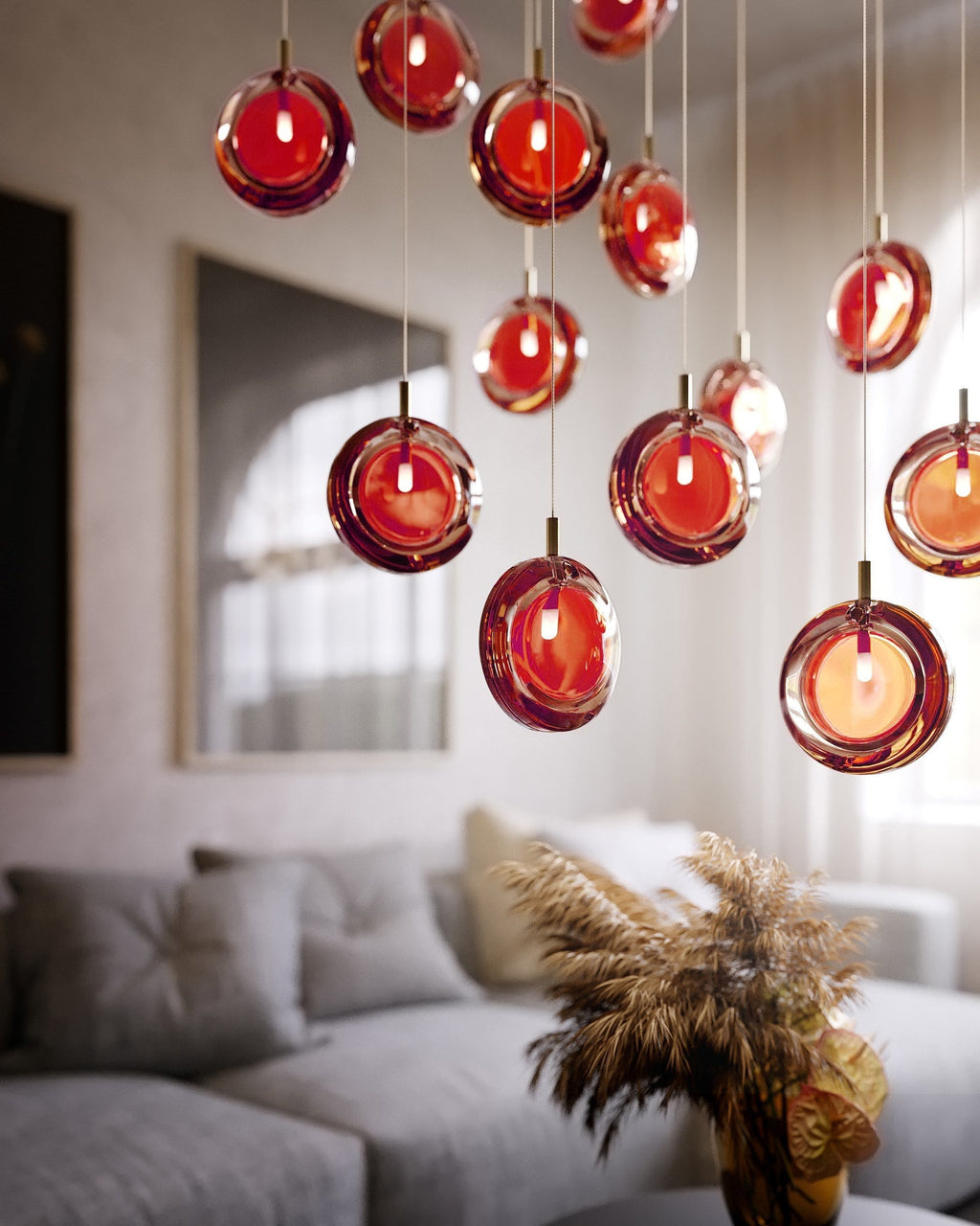 Lens Round Chandelier