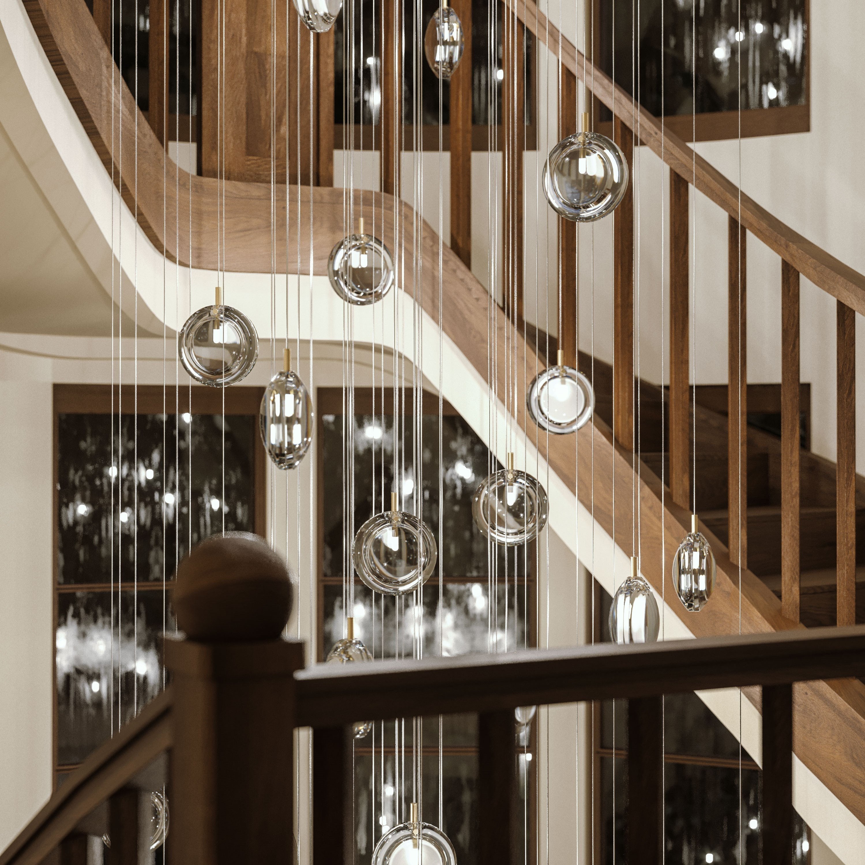 Lens Round Chandelier