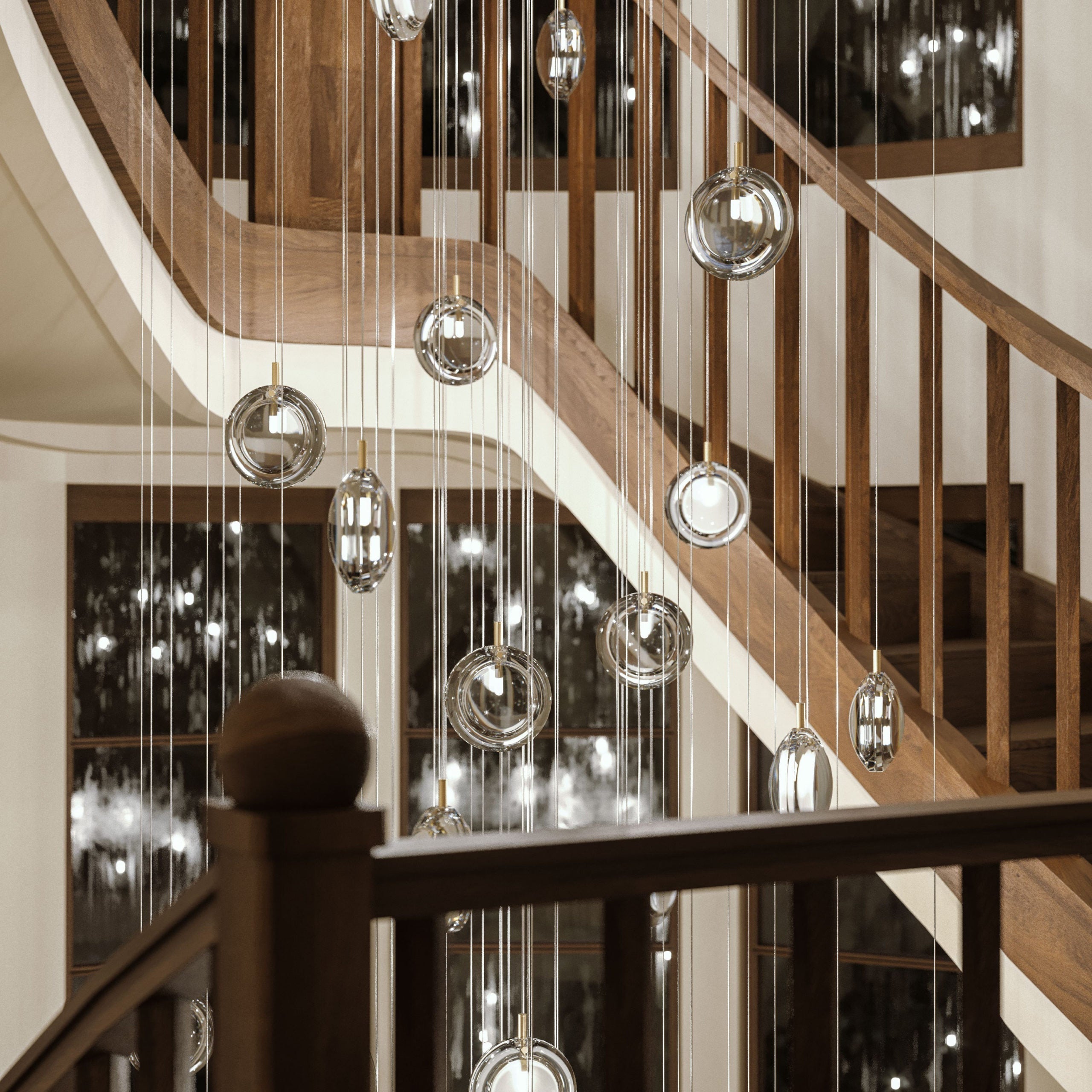 Lens Round Chandelier