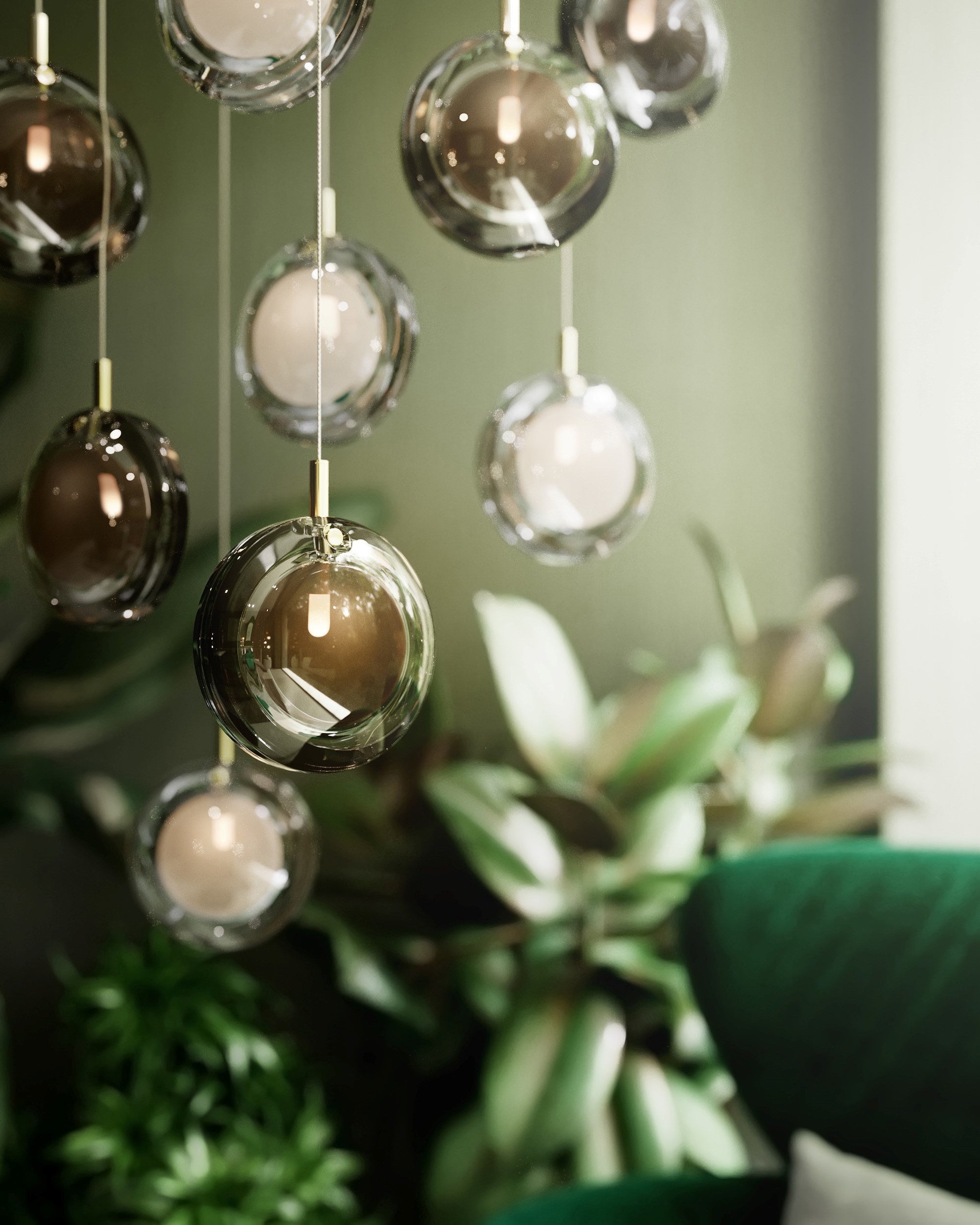 Lens Round Chandelier